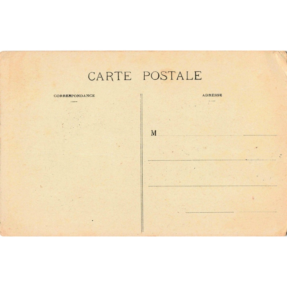 Saint-Andre-de-Cubzac France Post Office Marcel Delboy Phototype Postcard - Picture 2 of 2